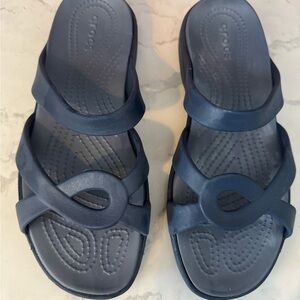 CROCS Meleen  Blue twist Strappy Sandals